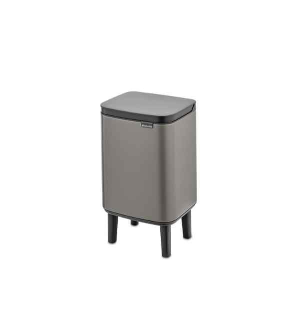 Brabantia Bo Waste Bin Hi  Platinum Pattumiera 4L