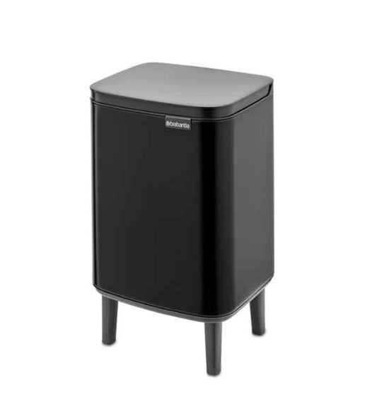 Brabantia Bo Waste Bin Hi 7L Matt Black Pattumiera