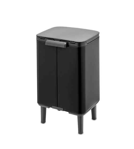 Brabantia Bo Waste Bin Hi 7L Matt Black Pattumiera