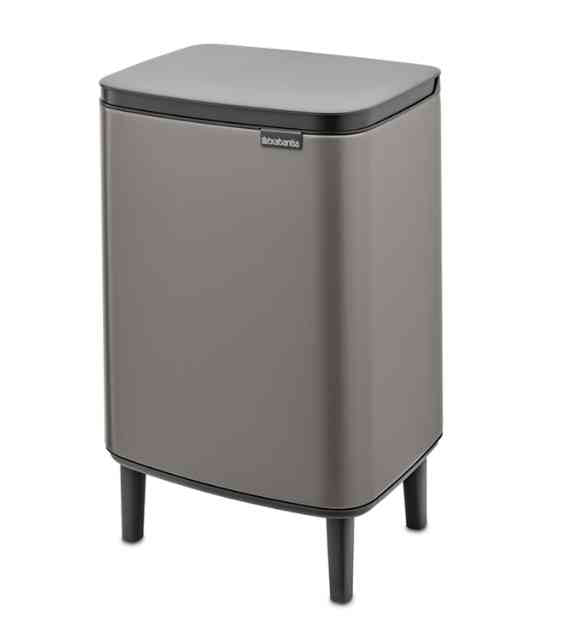 Brabantia Pattumiera Bo Waste Bin Hi 12L  Platinum