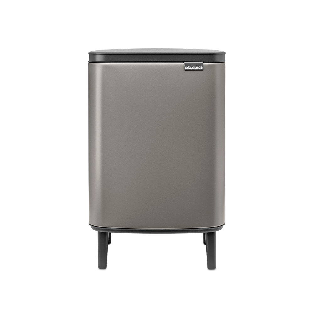 Brabantia Pattumiera Bo Waste Bin Hi 12L  Platinum