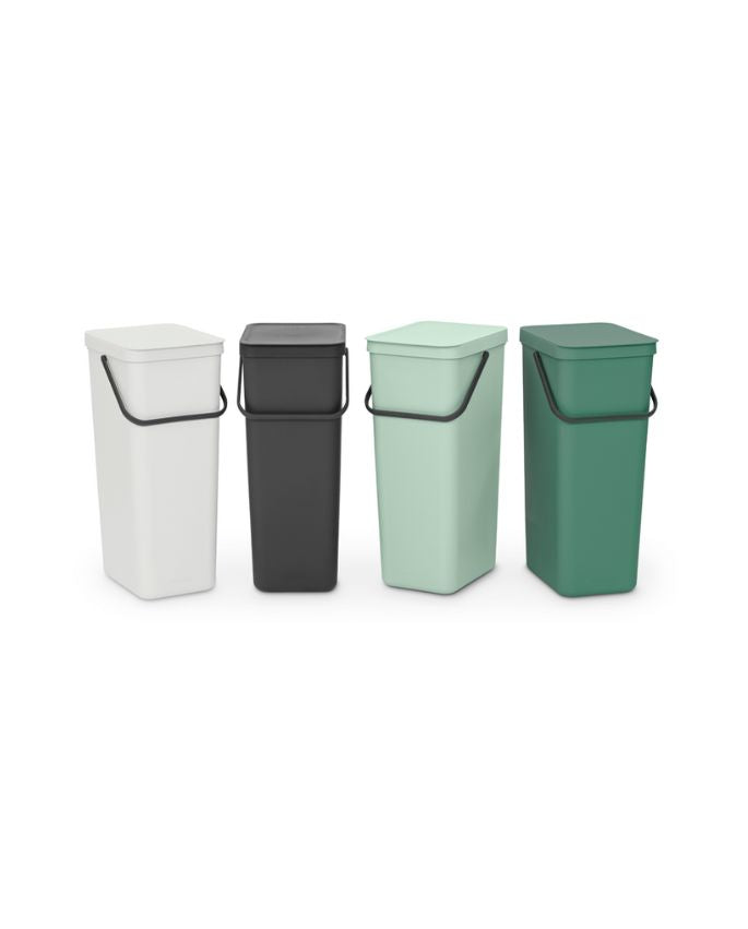 Brabantia Sort & Go Pattumiera 40l - Jade/green