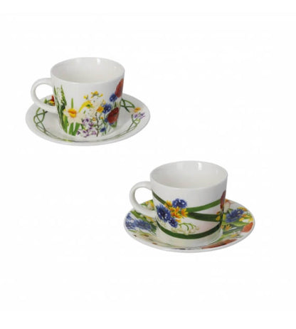 Brandani Fiori Di Campo Tazzina Caffe Set 2 Pz