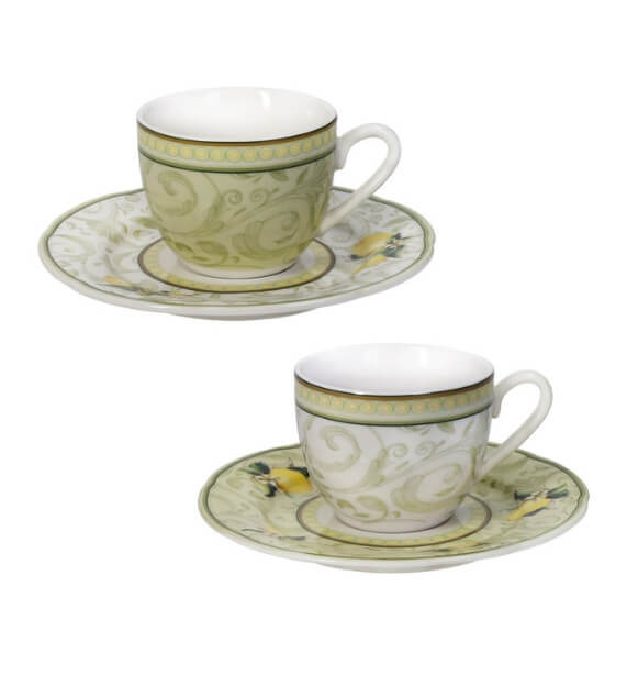 Brandani Limoni Tazzina Caffe Set 2 Pz