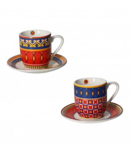 Brandani Miami tazzine caffè set 2 pz in porcellana