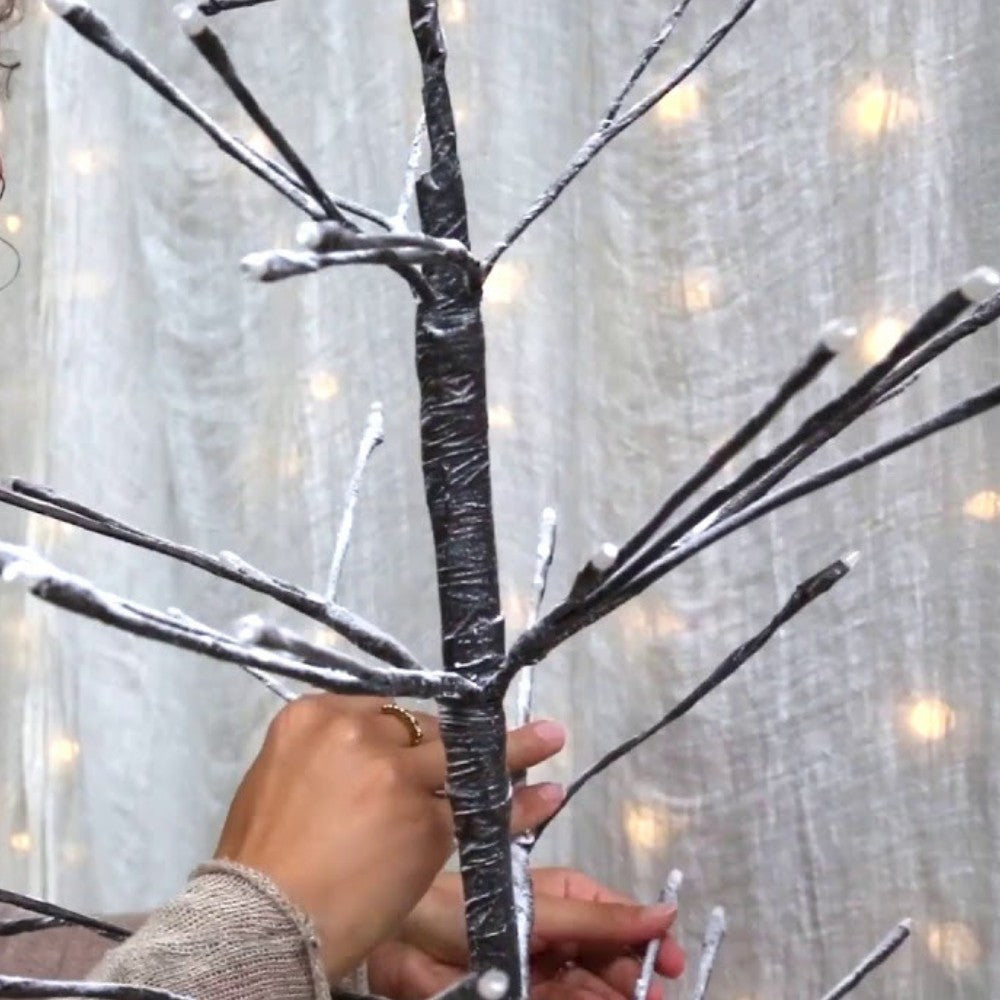 Fiorirà un giardino Pino stecchi luminosi albero di Natale luminoso