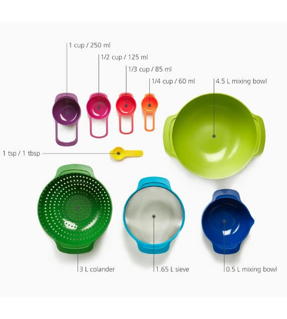 Joseph Joseph Nest™ 9 Plus Set di ciotole - 9 pezzi