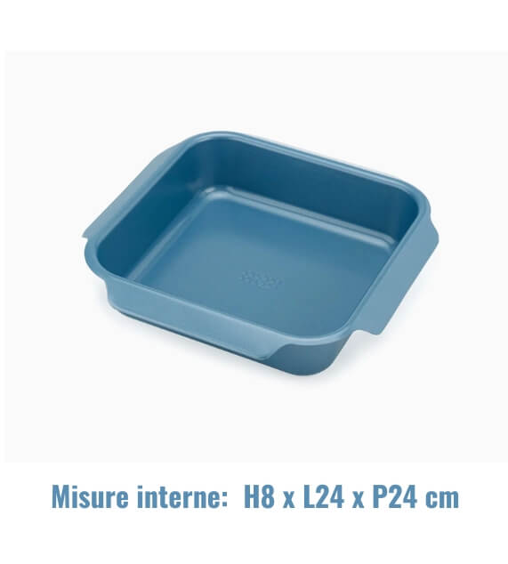 Joseph Joseph Nest Set di teglie per arrosti blu antiaderenti da 3 pezzi per forno