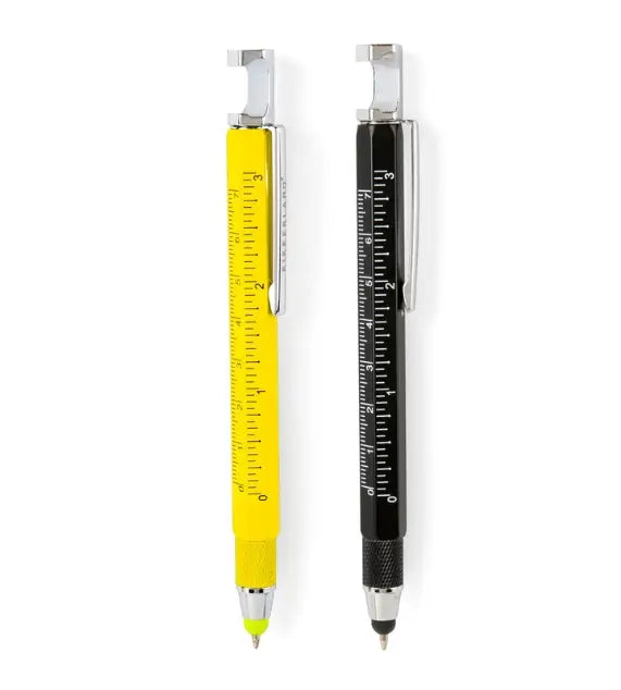 Kikkerland 7-in-1 Gadget Pen - Penna