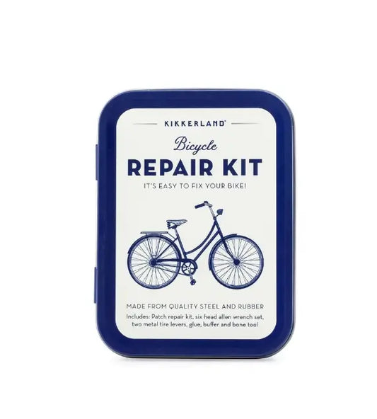 Kikkerland Bike Repair - Kit Riparazione Bicicletta in Latta