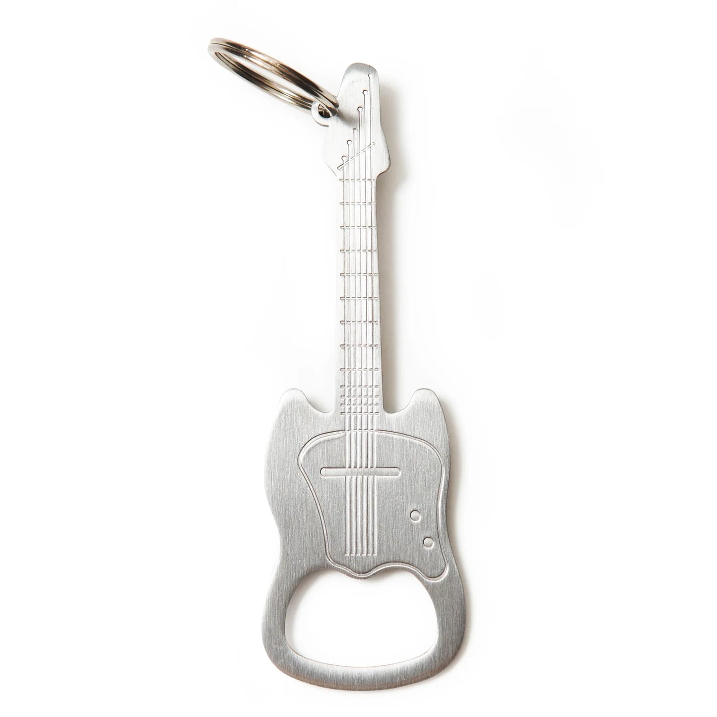 Kikkerland Guitar Apribottiglie Portachiavi - Chitarra