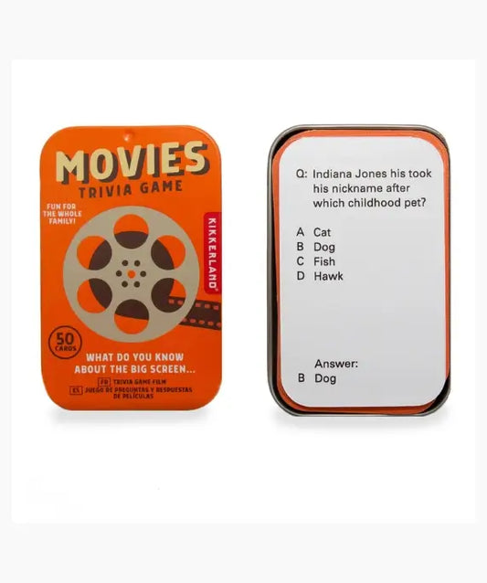 Kikkerland Movies Trivia Game - Quiz Film