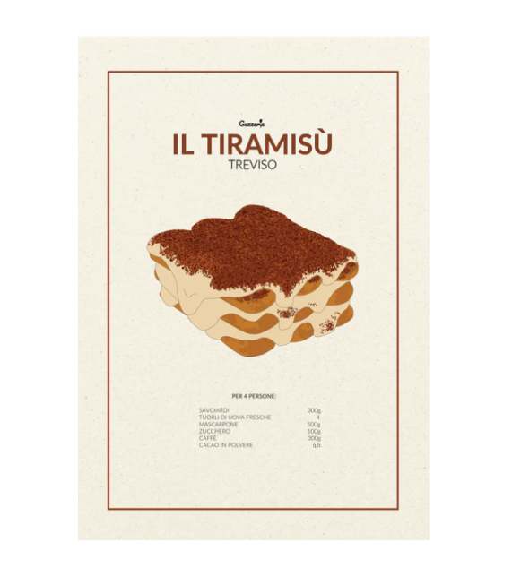 Guzzerie Stampa su Carta Il Tiramisù A4