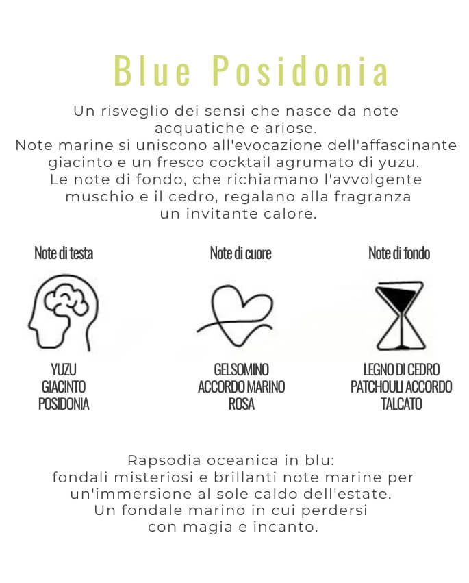 Millefiori Natural diffusore con Bastoncini 500 ml - Blue Posidonia