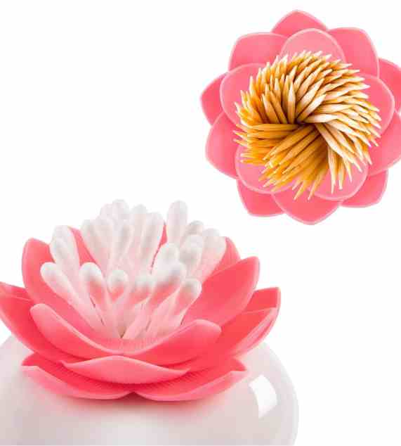 Qualy Lotus Cotton Bud Fiore di Loto Rosa