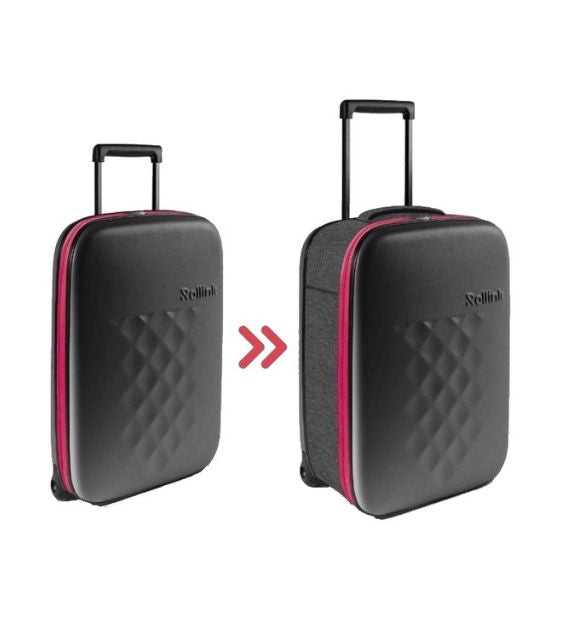 Rollink Flex Carry-on Valigia Trolley Richiudibile Rosa