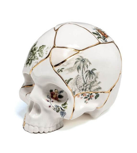 Seletti+Marcantonio Kintsugi Skull Teschio