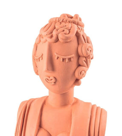 Seletti Magna Graecia Busto Poppea in terracotta