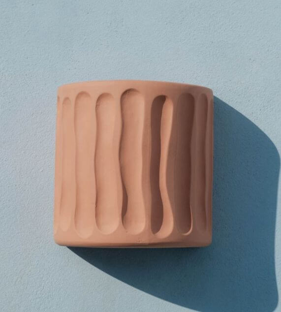 Seletti Magna Graecia Vaso Da Parete In Terracotta - Dorico