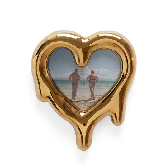 Seletti Melted Heart specchio/portafoto oro  Marcancantonio