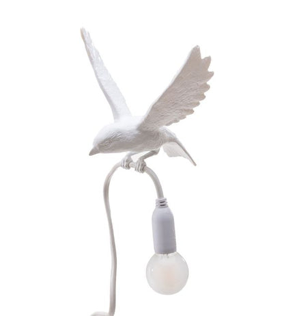 Seletti Sparrow - Landing Lampada Usb Resina Con Morsetto