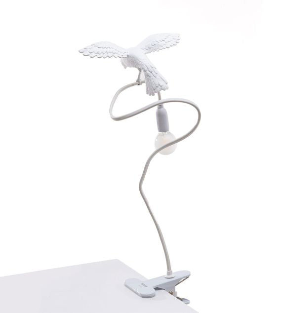 Seletti Sparrow - Cuising Lampada Usb Resina Con Morsetto