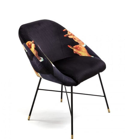 Seletti Toiletpaper Home Padded Chair Sedia Lipsticks