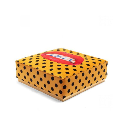 Seletti Toiletpaper Home Pouf Imbottito - Shit Pois