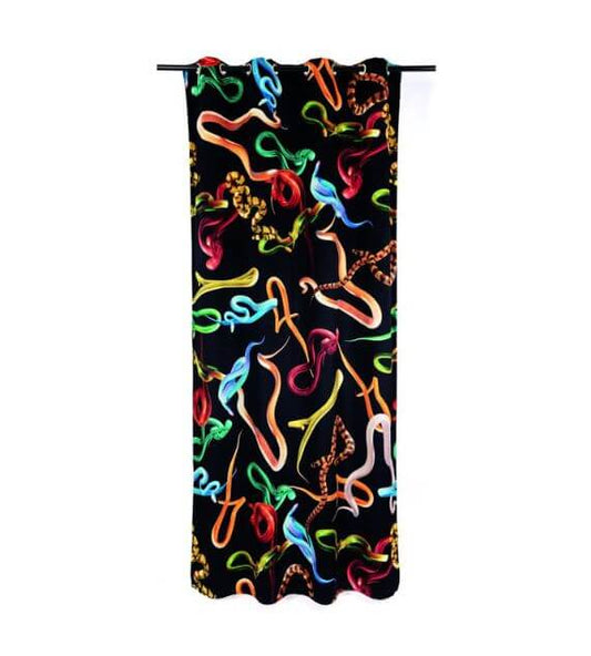 Seletti Toiletpaper Tenda Left/Right - Snakes Black