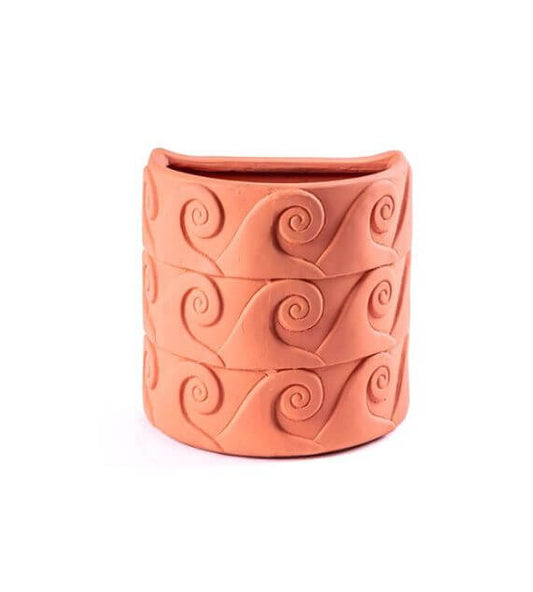 Seletti Magna Graecia Vaso Da Parete In Terracotta - Onde