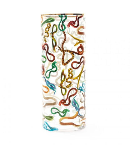 Seletti Toiletpaper Home Vaso Vetro Cm 20 x H50