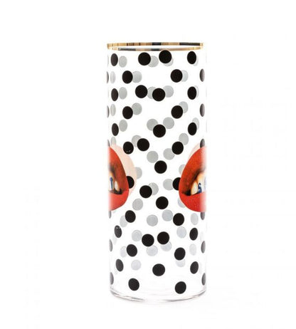 Seletti Toiletpaper Home Vaso Vetro Cm 20 x H50